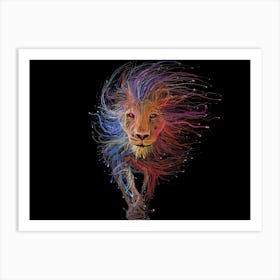 Lion Portrait 3 Art Print