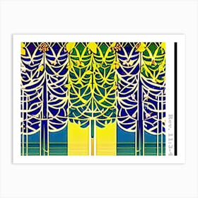 Witnesses #6 (Tall Leaves) Art Print