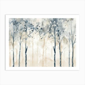 Trees In The Forest 5 Art Print