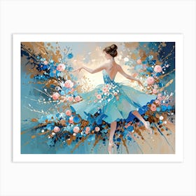 Ballerina Painting Art Print