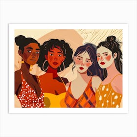 Women Of Color 4 Art Print