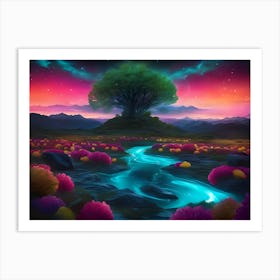 Color Tree Of Life Art Print