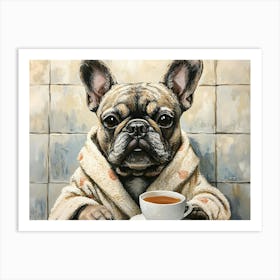 Leisure Frenchie Morning 5 Art Print