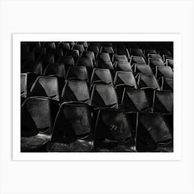 Empty Seats In An Auditorium Art Print