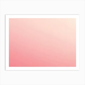 Soft Pink Gradient Background 2 Art Print