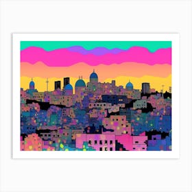 Jerusalem Skyline Art Print