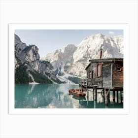 Cabin In The Mountains Italy Art Print