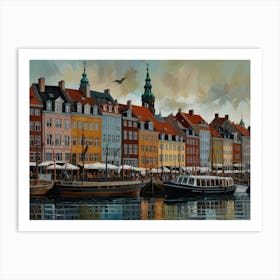 Copenhagen Art Art Print