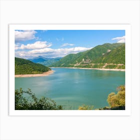 Lake In The Mountains Art Print