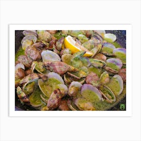 Clams In Lemon Sauce 20220227 106ppub Art Print