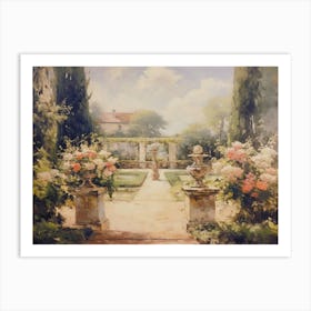 Garden Of Roses Art Print