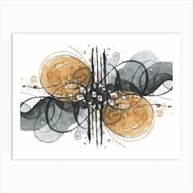 Abstract Swirls 2 Art Print