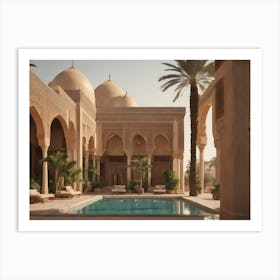 Arabic architectural 6 Art Print