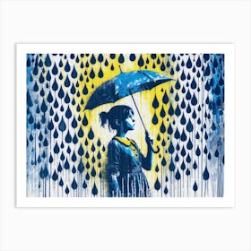 Umbrella Girl Art Print