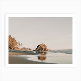 Warm Ocean Beach 1 Art Print