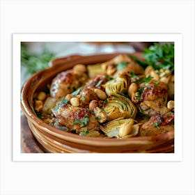 Chicken And Artichoke Stew 4 Art Print