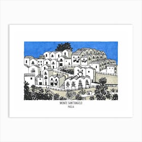 Monte Sant Angelo Art Print