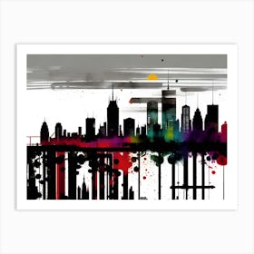 New York City Skyline 93 Art Print