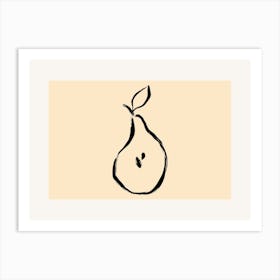 Bohemian Pear Art Print