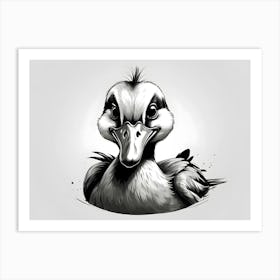 Duck Drawing 2 Art Print