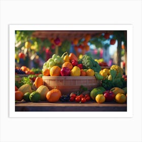 Fruit Stock Videos & Royalty-Free Footage Art Print