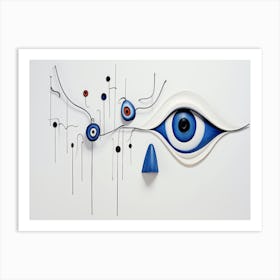 Evil Eye Art Print