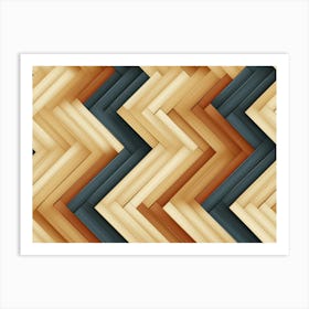 Chevron Pattern Art Print