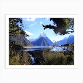 Milford Sound Landscape Art Print