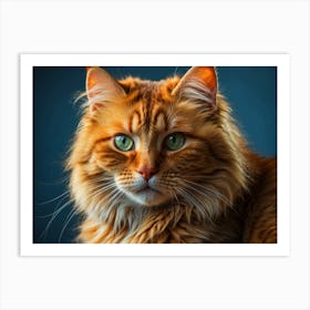 Portrait Of A Cat 3 Art Print