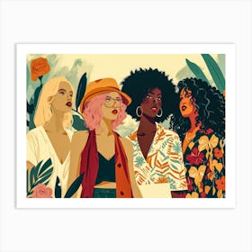 Women Of Color 6 Art Print