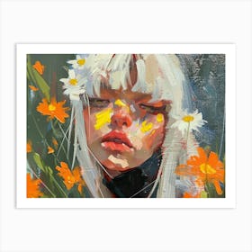 Daisy Girl 1 Art Print