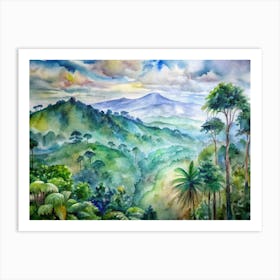 Tropical Rainforest 1 Art Print