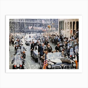 New York City Welcomes Apollo 11 Crewmen In A Showering Of Ticker Tape Down Broadway And Park Avenue In A Parade Termed As The Largest In The City's History Art Print