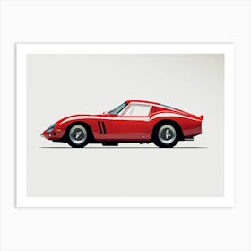 Ferrari 250 Gto Car Style Art Print