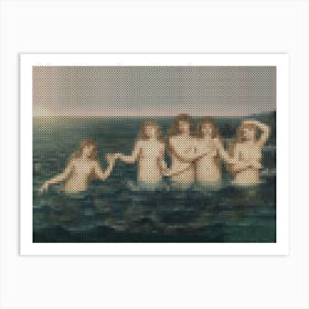 The Sea Maidens (Ca 1885 1886) – Evelyn De Morgan (English, 1855 1919) Art Print