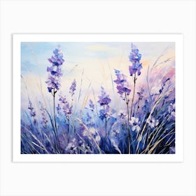 Purple Flowers 2 Art Print