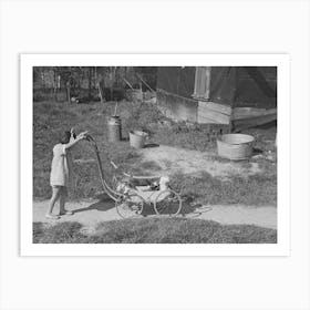 Untitled Photo, Possibly Related To Doll Buggy On Farm Near Northome, Minnesota By Russell Lee Art Print