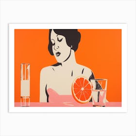 Orange Juice 1 Art Print