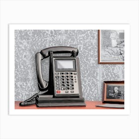 Telephone Art Print