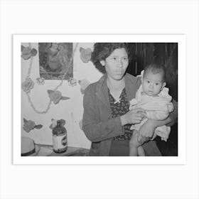 Mexican Mother And Child, Crystal City, Texas By Russell Lee Art Print