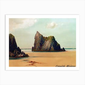 Cornish Riviera, Cornwall Art Print