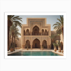 Arabic architectural 5 Art Print