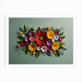 Bouquet Of Flowers 1 Art Print