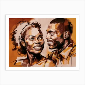 Couple In Love 1 Art Print