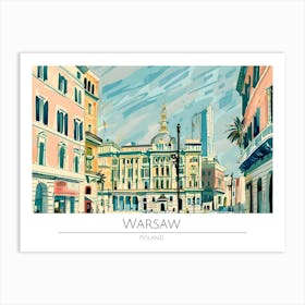 Warsaw Art Print