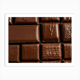 Chocolate Bars Art Print