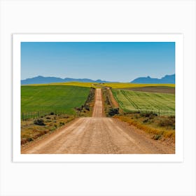 Dirt Road In South Africa Art Print