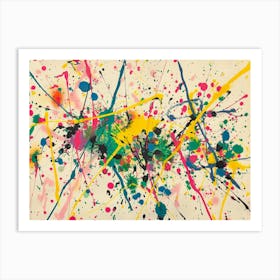 Splatter Painting 15 Art Print