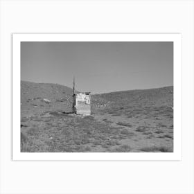 Solitude, An Outhouse On Property Of Frank Weeks, Near Williston, North Dakota By Russell Lee Art Print
