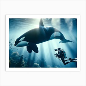 Orca Whale 2 Art Print